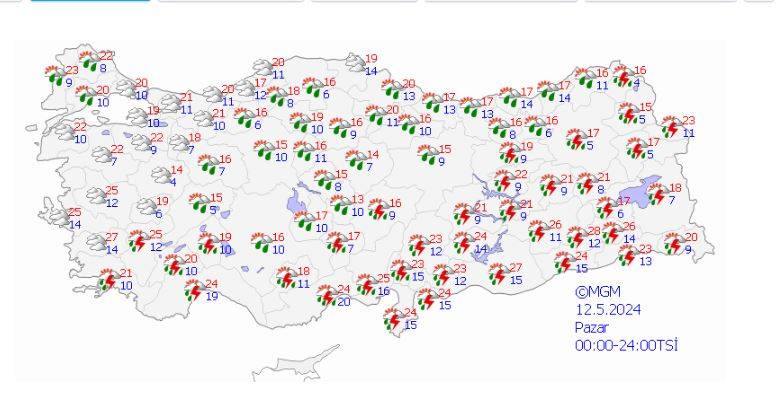 Bu illerde yaşayanlar dikkat! Yarın çok şiddetli vuracak 12